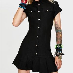 LIVE N' LEARN BUTTON DOWN DRESS